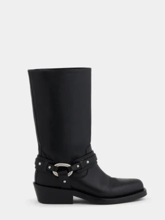 Skórzane buty motocyklowe