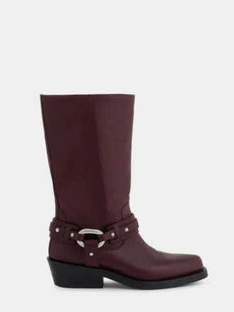 Skórzane buty motocyklowe
