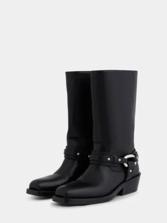 Skórzane buty motocyklowe