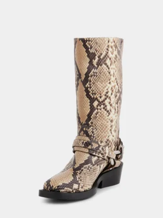 Skórzane buty motocyklowe